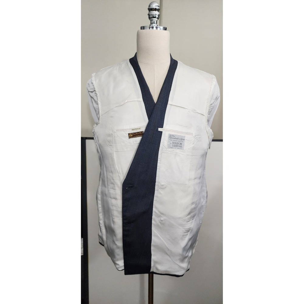 Vtg Turnbull Asser double breasted Wool England Made suit 46R Pant 44W x 27.5L - Picture 15 of 16